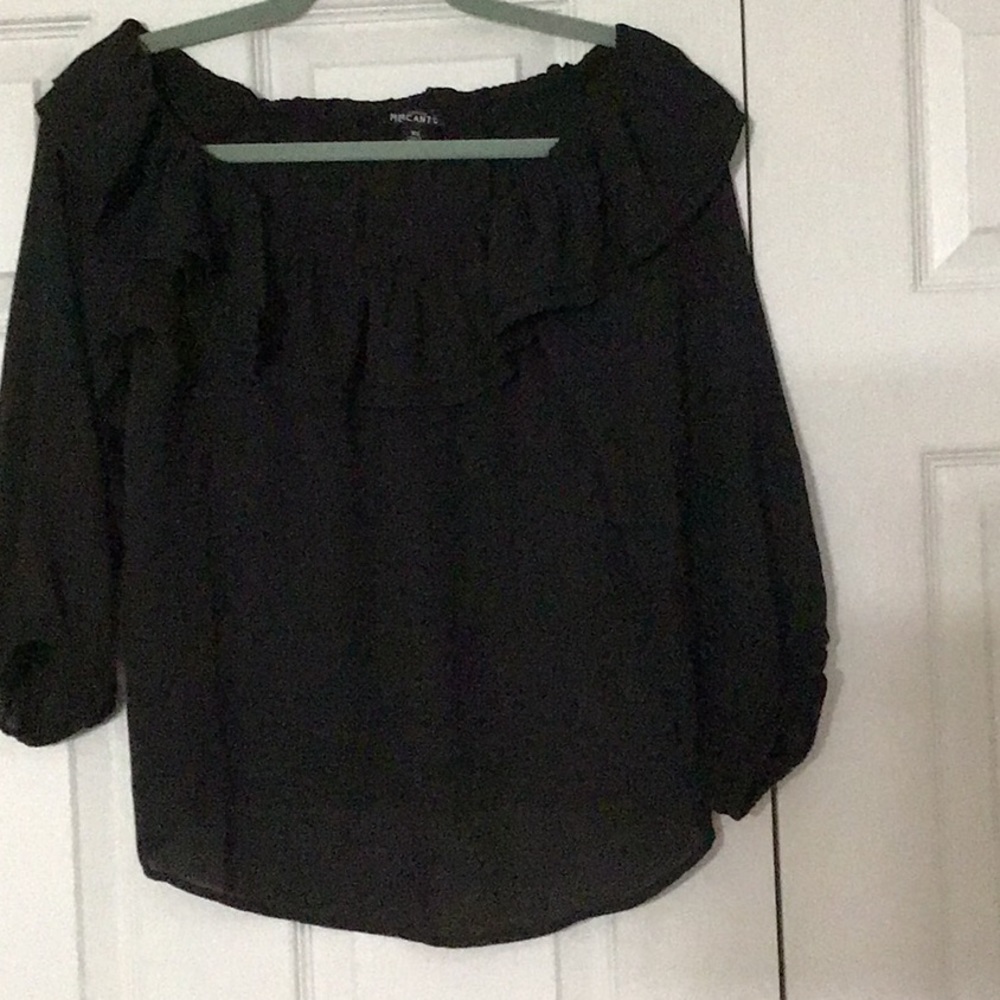 J crew mercantile off the should top